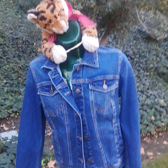 Handpainted Cheetah denim jacket - Picture 3 of 4